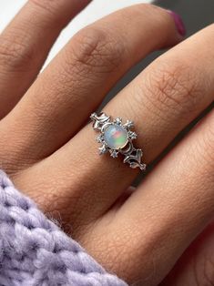 Nebula Ring Nebula Ring, Crystals Natural, Light The Way, Ring Size Guide, Gold Plated Sterling Silver, Ethiopian Opal, New Beginnings, Natural Gemstones, Silver Gold