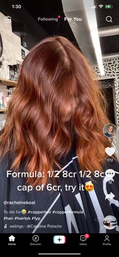 Copper Red Redken Formulas, Red Copper Shades Eq Formula, Ginger Shades Eq Formula, Copper Formula Hair, Auburn Shades Eq Formula, Copper Toner Formula, Copper Hair Formula Redken, Copper Hair Color Formula, Auburn Hair Formula