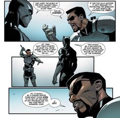 a comic page with an image of batman and the man in black