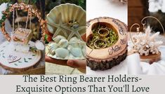 the best ring bearer holders - exquisite options that you'll love