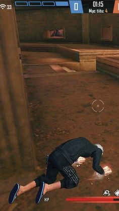 a man falling off his skateboard into the air in front of another person on a video game screen