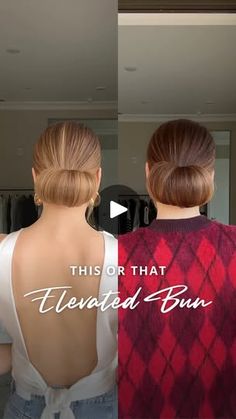 Hairstyles Instagram, Low Bun Hairstyles, Hair Buns, Graduation Hairstyles, Tic Toc, Low Bun, Updo Hairstyles, Easy Hairstyles For Long Hair, Hairstyles For Round Faces