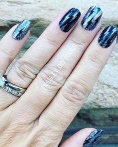 When Lightning Strikes - Black Silver Glitter Lightning Bolts Dry Polish - Metallica Concert mani - 10 minute manicure - 100% real nail polish- Send me a DM to Request a Fall Catalog & Sample! #tkelleydiynails #drypolish #lightning #nailpolishstrips #lightningbolt #naildesign #diynailart #diybeauty #ilovemybusiness #fallcatalog #selfcare #selfcaretips #metallica #metallicaconcert #blacknails #silvernails #glitternails #fashion #nailart #naildesign When Lightning Strikes Color Street, Metallica Nails Design, Lightning Bolt Nail Art, Metallica Nails, Metallica Concert, Lightning Bolts