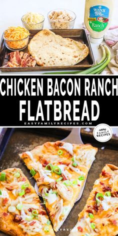 When you’re looking for an easy lunch or dinner that the whole family will love, this Chicken Bacon Ranch Flatbread is a winner! Crisp, golden naan, smeared with creamy ranch and piled with cheese, chicken, and bacon bits makes the BEST flatbread pizza around! This Chicken Bacon Ranch Flatbread Pizza is on the table in just a few minutes, so simple, easy, and fast to make. We love this bacon chicken ranch flatbread for the easiest kid-friendly (and grown-up-friendly!) meal around. Simple 30 Minute Meals Easy Dinners, Fast Weeknight Meals, Simple Lunch Meal Prep, Chicken Bacon Ranch Flatbread, Flatbread Chicken, Kid Friendly Dinners, Chicken Flatbread Recipes, Perfect Baked Chicken Breast, Perfect Baked Chicken