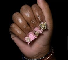 @muvacarti Crazy Nails, Short Acrylic Nails Designs, Fire Nails, Dope Nails