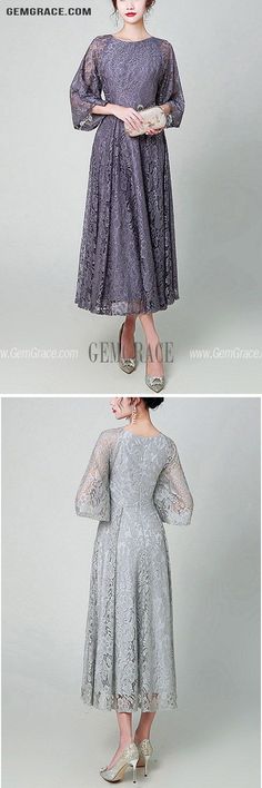 10% off now|Free shipping world-wide. Modest Lace Tea Length Wedding Party Dress With Half Sleeves at GemGrace. Click to learn our pro custom-made service for wedding dress, formal dress. View #BridalPartyDresses for more ideas. Fitted Lace Dress For Wedding With 3/4 Sleeves, Fitted 3/4 Sleeve Lace Wedding Dress, Fitted Lace Dress With 3/4 Sleeves For Weddings, Fitted 3/4 Sleeve Lace Dress For Wedding, Elegant Lace Dress With 3/4 Sleeves For Weddings, Lace Midi Mother Of The Bride Dress For Wedding, Best Wedding Guest Dresses, Tea Length Wedding, For Wedding Dress