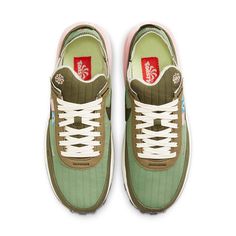 Nike Wmns Waffle One NN 'Toasty - Oil Green' DO4661-331 Nike Waffle One, Sneaker For Women, Cute Shoes For Women, Waffle Design, Sweet Clothes, Nike Waffle, Hype Shoes, Cute Nikes, Comfortable Sneakers