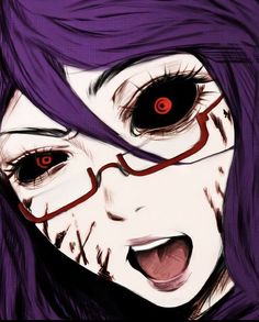 An Anime, Tokyo Ghoul, Anime Character, Tokyo, Purple, Red