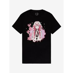 Demon Slayer Kimetsu No Yaiba Mitsuri Hot Topic Graphic T-Shirt 100% Cotton Unisex Men’s Medium New With Tags Pink Crew Neck T-shirt For Cosplay, Kawaii Cotton T-shirt For Cosplay, Black Kawaii Tops For Cosplay, Kawaii Black T-shirt With Screen Print, Kawaii Anime Print T-shirt For Streetwear, Black Anime Style Cotton T-shirt, Pink Kawaii Anime Print T-shirt, Pink Harajuku Style Screen Print Top, Pink Harajuku Style Top With Screen Print