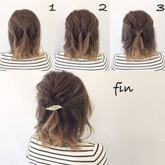 Updos Prom, Loose Updo, Hairstyles Ponytail, Penteado Cabelo Curto, Short Hair Updo, Prom Hairstyles, Half Up Hair