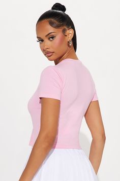 Available In Pink And White. Crew Neck Short Sleeve Front Screen Stretch Disclaimer: Due To The Printing Process A Difference In Saturation May Occur. Each Garment Is Unique 95% Cotton 5% Spandex Imported | I Was Just Bored Tee Shirt in Pink size 2X by Fashion Nova Search By Photo, White Crew Neck, Jeans Jumpsuit, Womens Loungewear, Matching Dresses, Pink Fashion, Pink And White, Clothes For Sale, Printing Process