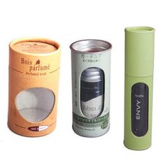 three different types of canisters are shown in this image, one is green and the other is white