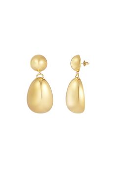 Introducing the Gold Classic Earrings - the epitome of timeless elegance. Crafted with a sleek, minimalist design, these earrings feature a polished gold finish that adds a touch of sophistication to any outfit. Made from hypoallergenic stainless steel, they are comfortable for all-day wear and suitable for sensitive ears. Perfect for both everyday elegance and special occasions, these earrings are a must-have in your jewelry collection. Treat yourself or give them as a perfect gift to someone s Classic Drop Earrings With Polished Finish, Minimalist Metal Clip-on Earrings For Formal Occasions, Modern Pierced Plug Earrings For Formal Occasions, Modern Yellow Gold Plug Earrings For Formal Occasions, Classic Metal Drop Clip-on Earrings, Sleek Formal Drop Earrings Jewelry, Sleek Drop Earrings For Formal Occasions, Sleek Formal Drop Earrings, Minimalist Polished Earrings For Formal Occasions