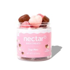 NECTAR bath treats SOAP MINIS Pink Passion bubbling bath and hand soap new in jar Ships Fast Cranberry Pear, Heart Soap, Baby Rose, Pink Passion, Creamy Blonde