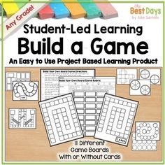 This product is designed specifically to meet the needs of the Student-Led Classroom! There are 11 game boards to choose from with or without game cards to match. Students get to lead the way in the formation of questions, rules and procedures to make the game a game! Here's what you will find in... Create A Board Game, Teaching Procedures, Genius Hour, Board Game Design, Career Exploration, Create A Board, Human Body Systems, Game Boards, Classroom Games