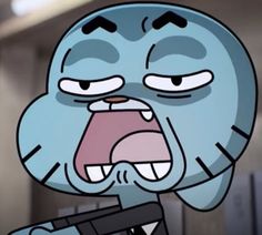 Gumball Funny Face, Adventures Of Gumball, Disgusted Face, Random Gif