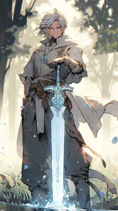 Fantasy Occupations, Human Fighter Dnd Male, Aasimar Art, Aasimar Paladin, Dnd Fighter, Human Paladin, Human Warrior, Knight Anime, Anime Woman