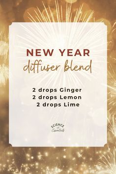 New year diffuser blend, aromatherapy, science of essentials, ginger oil, lemon oil, lime oil Body Scrub Ideas, Scrub Ideas, Fitness Books, Ginger Oil, Lime Oil, Diffuser Blend, Lemon Oil, Diffuser Blends, Essential Oil Blends