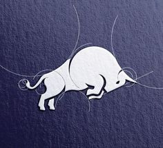 a white bull logo is shown on a dark blue background with the word bulls written below it