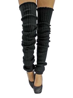 Slouchy Thigh High Knit Dance Leg Warmers Slouchy Leg Warmers, Dance Leg Warmers, Long Leg Warmers, Thigh High Leg Warmers, Black Leg Warmers, Cable Knit Leg Warmers, Dance Black, Crochet Leg Warmers, Exclusively Pumping