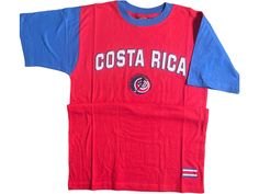 Costa Rica Embroidered Premium Quality T-shirt New With Tags All Sizes Available - Etsy Canada Costa Rica T Shirt, Costa Rica Shirt, Thrift Manifest, Fire Clothes, Soccer Shirts, Embroidered Shorts, Mens T Shirts, Fashion Girl, Character Outfits