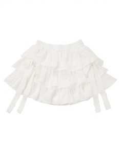 [$25.71]Lace Fringe Edges White Tiered Ruffles Skort Fluffy White Skirt, White Ruffled Skirt, Belle Halloween, White Ruffle Skirt, Coquette Clothes, Fluffy Skirt, Ruffle Mini Skirt, Build A Wardrobe, White Mini Skirt