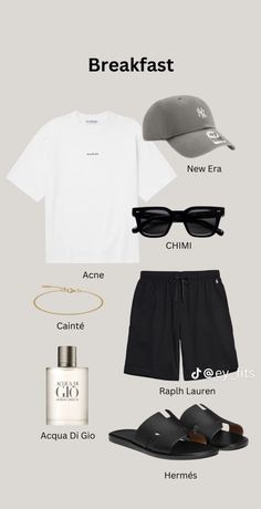 Simple Casual Outfits, Minimalist Fashion Men, Mens Summer Outfits