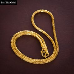 This Shop has a Special Free Gift (Chain) for Every Order. 😊🙏 Item including : 1 x Necklace For : Mens Type : GOLD PLATED over Brass, Nickel free Purity: 96.5% / 24K Surface: Sand Matted Length: ~ 25 inches , Width: ~ 3.5 mm Weight: ~ 41 g Color: Yellow Gold ( slightly +/- from photo ) Handmade from Thailand. Thai gold plating technic really solid and stunning look. Rewarding your life from hard working, match up your dress, or a gift to someone special for you. The Craftsmanship of Thai Jewel Buddha Necklace, Jewelry Mens, Mens Necklace, Gold Chains For Men, Mens Chain Necklace, Bridal Gold Jewellery, Men's Necklace, Hard Working, Gold Plated Necklace