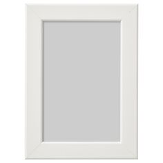 an empty white frame on a white background