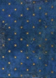 a blue background with gold stars on it