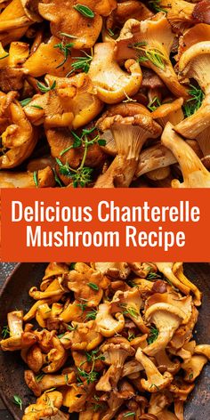 delicious and nutritious chaferle mushroom recipe