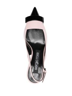 light pink/black calf leather patent finish details appliqué detail pointed toe buckle-fastening slingback strap branded footbed 75mm mid heel This piece comes complete with a protective dust bag.Gender: WomenMaterial: OUTER LEATHER 100% ; LINING LEATHER 100% ; SOLE LEATHER 100%Color: BLACK/PETALLOMade in: ITProduct ID: B07620 MFN595 5859*Import tax/duty will be calculated at checkout (If applicable) Pink Pumps, Sergio Rossi, Slingback Pump, Mid Heel, Pink Black, Calf Leather, Light Pink, Dust Bag, Black Pink