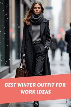 Winter Outfits For Work Teacher Cold Weather, Winter Work Travel Outfits, Comfortable Professional Outfits, Work Winter Outfits Women, Interview Outfit Winter, Work Outfits 2023, Work Travel Outfit, Winter Work Fashion, Cozy Spring Outfits