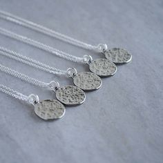 This all sterling silver necklace features a full moon with a textured, cratered surface. The face of the pendant measures approximately 0.65 x 0.53 inches and the back is stamped with my maker's mark and sterling silver quality stamp (925). The chain is a beveled cable chain and is shown at 18 inches long on the mannequin. Choose your chain length from the drop down menu. �★ All orders come wrapped in a gift box, ready for gifting ★ Moon Jewelry Silver, Full Moon Jewelry, Esoteric Jewelry, Astronomy Jewelry, Black Cat Necklace, Full Moon Necklace, Crescent Moon Necklace Silver, Moon Necklace Silver, Moon Phases Necklace