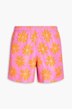 Shorts For Man, Billabong Swim, Vintage Swim, Printed Swim, Pastel Yellow, Swim Trunks, Logo Embroidered, Swim Shorts, Vintage Pink