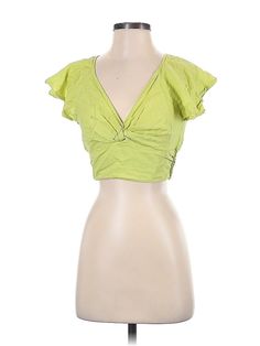 Anthropologie Short Sleeve Top Size: 2X-Small Green Tops - used. No Fabric Content, Sweetheart, | Anthropologie Short Sleeve Top Green Sweetheart Tops - Used - Size 2X-Small Petite Green Tops, Short Sleeve Top, Short Sleeves Tops, Anthropologie, Sleeve Top, Women Handbags, Womens Tops, Handbags, Green