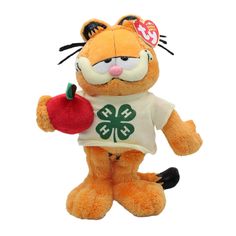 Ty Beanie Baby: Garfield the Cat - 4-H Club Baskets Christmas, Garfield Images, 4 H Club, Garfield The Cat, Funny Orange, Garfield Cat, Garfield And Odie, Doll Plushies, Silly Cats Pictures