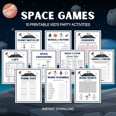 space games for kids to play on the outer planets with their own name and numbers