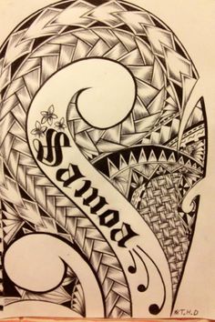 an image of a tattoo design on paper