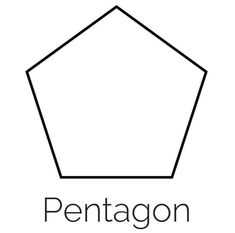 the pentagon logo is shown in black and white, with the word pentagon below it