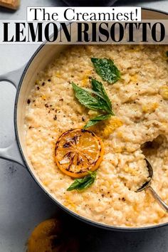 a pot filled with rice and topped with an orange slice