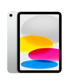 an apple ipad air is shown with the back side open and colorful circles on it