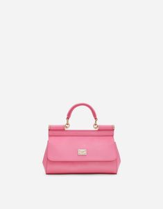 Small patent leather Sicily bag in Pink for Women | Dolce&Gabbana® Sicily Bag, Micro Bags, Brand Icon, Bag Measurements, Woman Bags Handbags, Boot Bag, Leather Mules, Leather Slides, Medium Bags