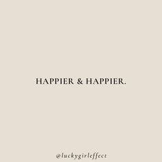 a black and white photo with the words harper & happier on it's side