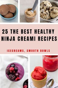 25 Healthy Ninja Creami Recipes To Satisfy Your Sweet Tooth https://flavorfulpinch.com/healthy-ninja-creami-recipes Ice Cream Smoothie Bowl, Creami Smoothie Bowls, Ninja Creamy Acai Bowl, Nice Cream Recipes For Ninja Creami, Ninja Creami Recipes Slushy, Ninja Cream I Smoothie Bowl, Whole 30 Ninja Creami Recipes, Ninja Creami Healthy Recipes Ww, Healthy Ninja Cremini Recipes