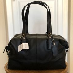 Reposhing This Item I Purchased From @Thejuicyjane. Its New With Tag Never Used Black Leather Coach Pocketbook Leather Coach, Pocket Book, Soho, Coach Bags, Leather Shoulder Bag, Shoulder Bags, Black Leather, Bag Lady, Shoulder Bag