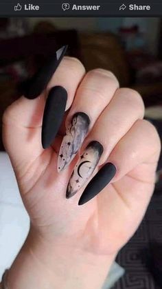 Nail Designs Ideas, Witch Nails, Pretty Gel Nails