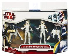 star wars clone troopers action figure set