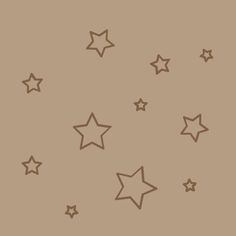 a brown background with stars on it