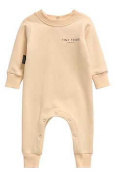 Soft cotton made with a touch of stretch keeps your little one comfy and cozy in a romper featuring snaps in the back and between the legs for easy on and off. Back snap closure; snaps between legs 95% cotton, 5% elastane Machine wash, line dry Imported Terry Romper, Coverall Jumpsuit, Cotton Bodysuit, Cotton Romper, Fabric Gift Bags, Black Romper, Nordstrom Store, Anniversary Sale, Short Rompers